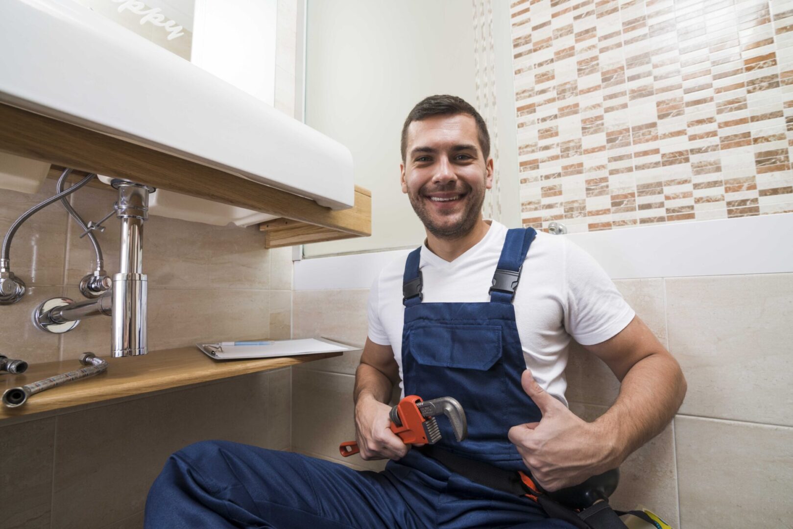 plumber providing residential services