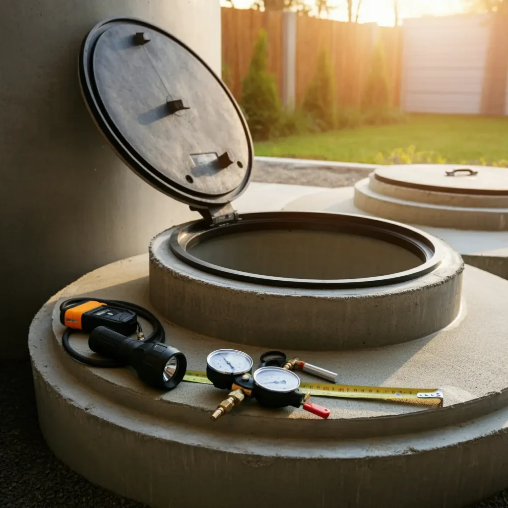 Maintaining a septic tank: professional inspection tools for septic system upkeep and pumping