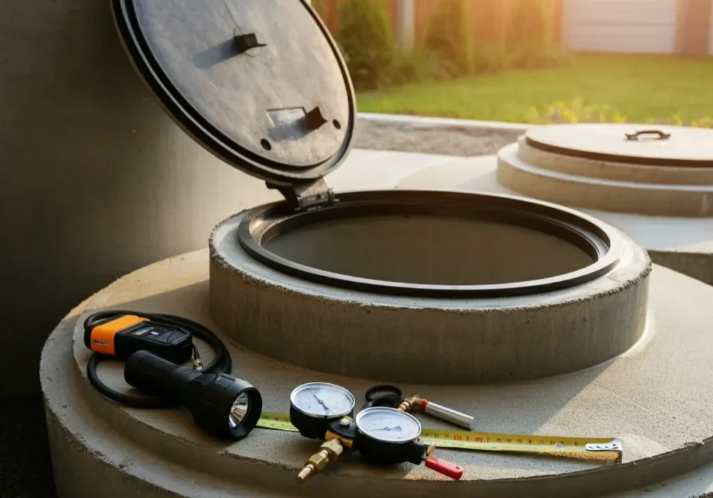 Maintaining a septic tank: professional inspection tools for septic system upkeep and pumping